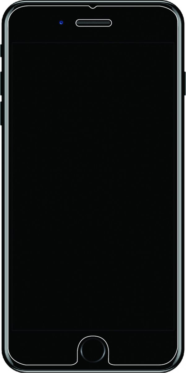Striker Gehard Glas Ultra-Clear Screenprotector voor Apple iPhone 7 - Zwart