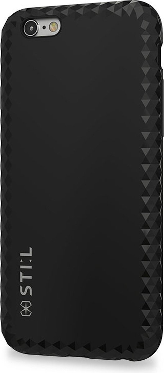 Apple iPhone 6/6s Hoesje - STI:L - Jewel Edge Serie - Hard Kunststof Backcover - Zwart - Hoesje Geschikt Voor Apple iPhone 6/6s