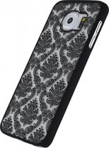 Samsung Galaxy S6 Hoesje - Xccess - Barock Serie - Hard Kunststof Backcover - Zwart - Hoesje Geschikt Voor Samsung Galaxy S6