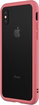 Apple iPhone Xs Hoesje - Rhinoshield - CrashGuard Serie - Hard Kunststof Backcover - Coral Pink - Hoesje Geschikt Voor Apple iPhone Xs
