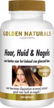 Golden Naturals Haar, Huid & Nagels (180 vegetarische capsules)