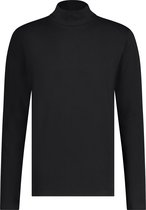 Purewhite -  Heren Regular Fit   T-shirt  - Zwart - Maat M