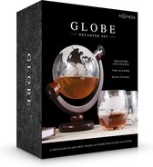 Wiskey Decanter - Globe - Wereld van Glas met Glazenset - Ingenious Gifting