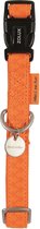 Macleather halsband oranje (20 MMX35-50 CM)