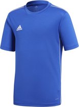 adidas Core18 Jersey Junior Sportshirt - Maat 152  - Unisex - blauw