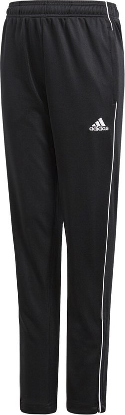 ADIDAS Core 18 Trainingsbroek Junior - Zwart-Wit - Maat 128 | bol.com