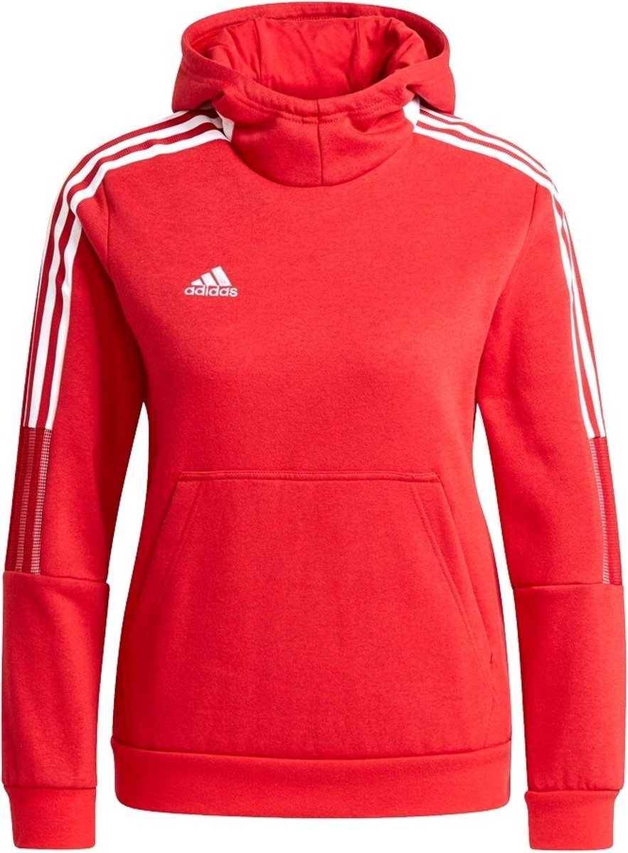 Adidas Tiro 21 Sweater Met Kap Kinderen - Rood | Maat: 140