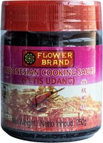 Flower Brand - indonesische garnalen sauce. Petis Udang /250 gram - per 2 stuks te bestellen