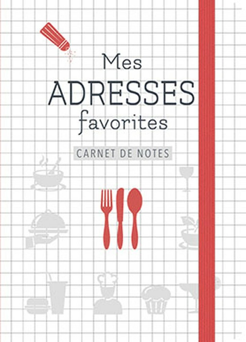 Mes adresses favorites carnet de notes