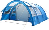 Skandika Kemi 4 Tent – Tenten – Familietent - Campingtent – Voor 4 personen – Tunneltent – 2m stahoogte - Muggengaas – 2 slaapcabines – 480 x 340 x 200 cm (L x B x H) - 3000 mm wat