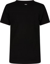 Indian Blue jongens fancy pique t-shirt Black