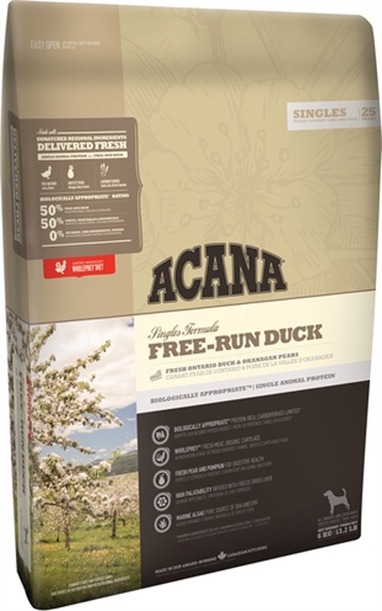 ACANA SINGLES FREE-RUN DUCK 11,4KG