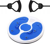 Balance board - Cardio Twister met handvaten - Buikspiertrainer - Fitness - Blauw