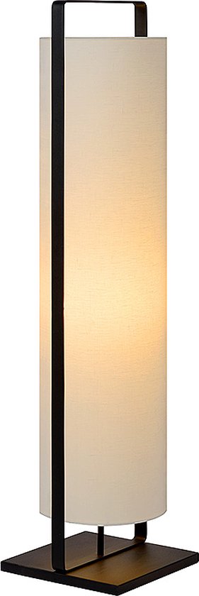 Atmooz - Vloerlamp Ralph - E27 - Staande lamp - Stalamp - Slaapkamer / Woonkamer / Eetkamer - Zwart - Metaal - Hoogte : 120cm
