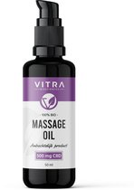 Massage-olie met CBD van Vitra - 50 ml  500 mg