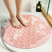 Douchemat Anti Slip - Roze - 55x55cm - Badkamer