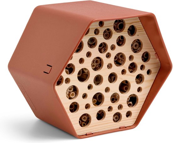 Capi Europe - Bijenhotel Hive - 19x23x20 - Bruin - Capi Biodiversity ...