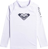 Roxy - UV Rashguard voor meisjes - Whole Hearted - Longsleeve - Bright White - maat 122cm