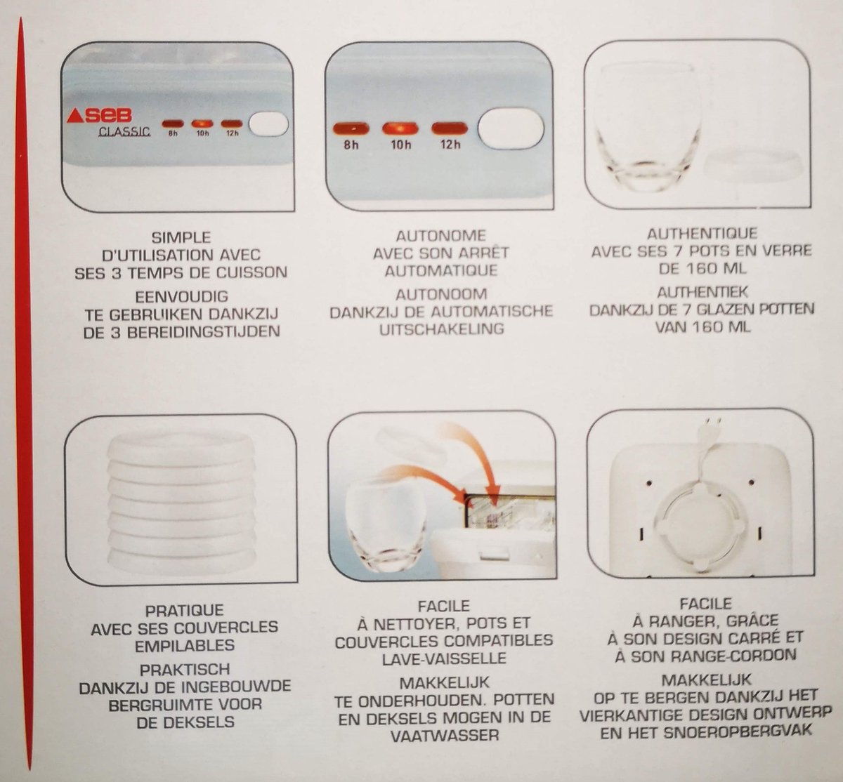 Seb Yoghurtmaker YG100100