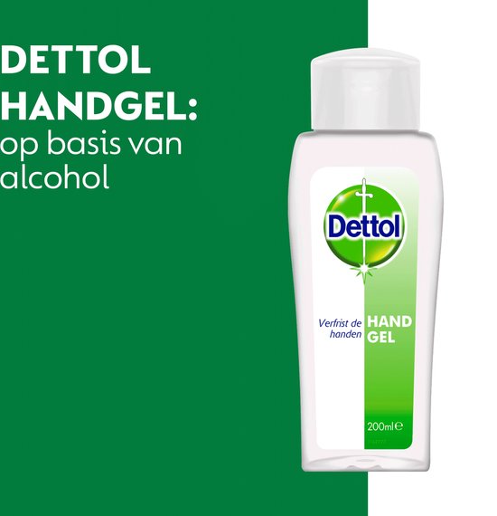 Dettol - Handgel - Op basis van alcohol - 3 x 200 ml