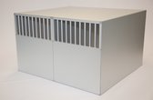 Hundos Pro  Aluminium Autobench Recht Model Dubbel 100x110x67 met spijlen