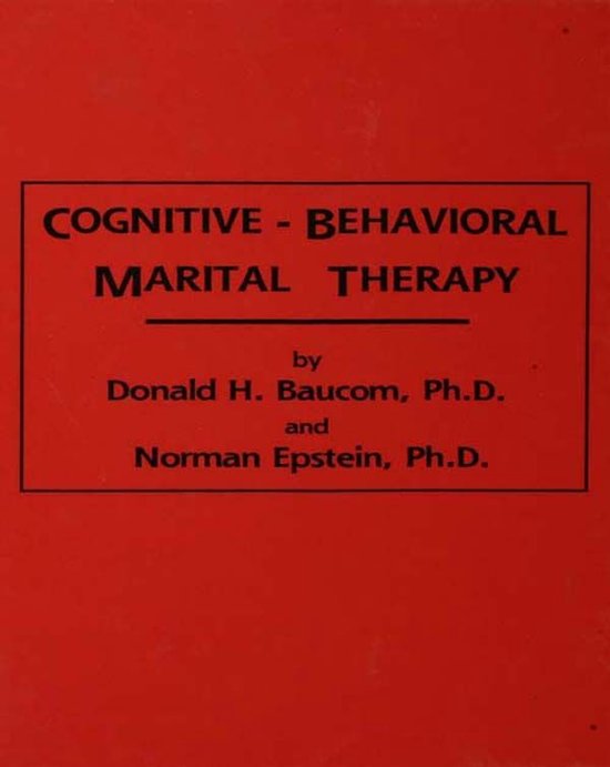 Cognitive-Behavioral Marital Therapy - cover