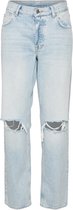 Vero Moda VMSKY MR LOOSE STR DES JEANS BA3223 CAMP  Dames Light Blue Denim - maat W25 X L32