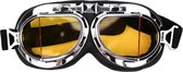 CRG chrome pilotenbril - geel glas