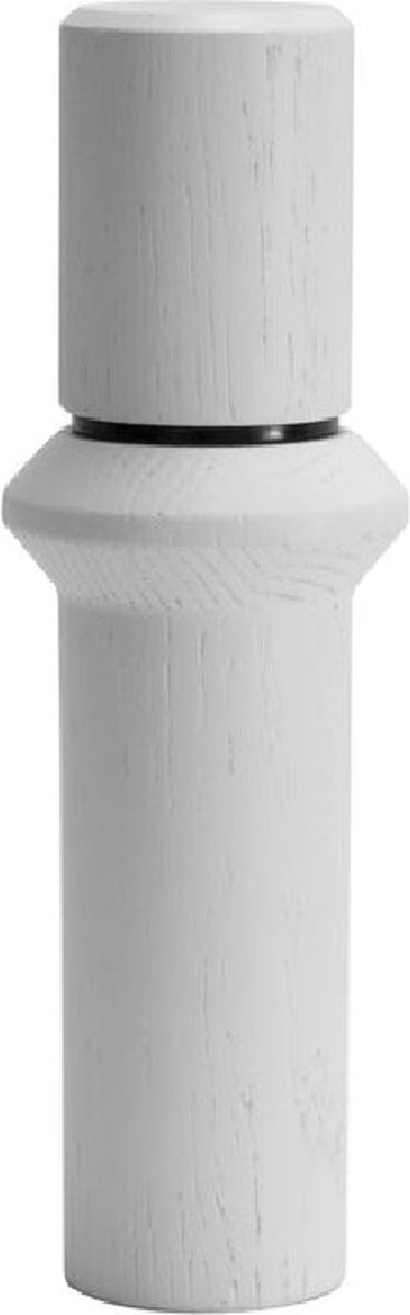 GEJST KVERN - Eiken Peper en Zoutmolen - WIT - Ø7 x h23,5cm