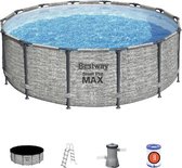 Bestway zwembad steel pro max set rond steenstrip 427