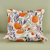 Satijn briony vliegwiel kussensloop set van 2 - %100 katoen - Slaapkamer decoratie