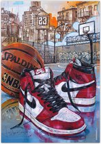 Air Jordan basketbal poster (70x100cm)