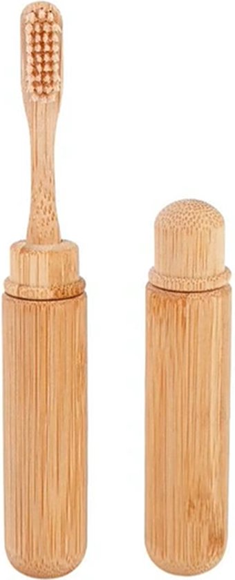Bamboe Reistandenborstel - Ruimtebesparend - Biologisch afbreekbaar - Bamboe