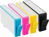 Geschikt voor HP 903 / 903XL inktcartridges - Multipack 4 cartridges - Geschikt voor HP Officejet 6950, Officejet Pro 6960, 6970 - Inktpatronen - Inkt