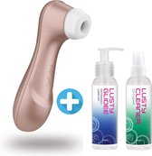 Satisfyer Pro 2 Voordeelbundel met 150 ML Glijmiddel en 150 MLToycleaner - Luchtdruk Stimulator - Luchtdruk Vibrator - Clitoris Vibrator - Sexspeeltjes voor vrouwen - Sex Toys voor