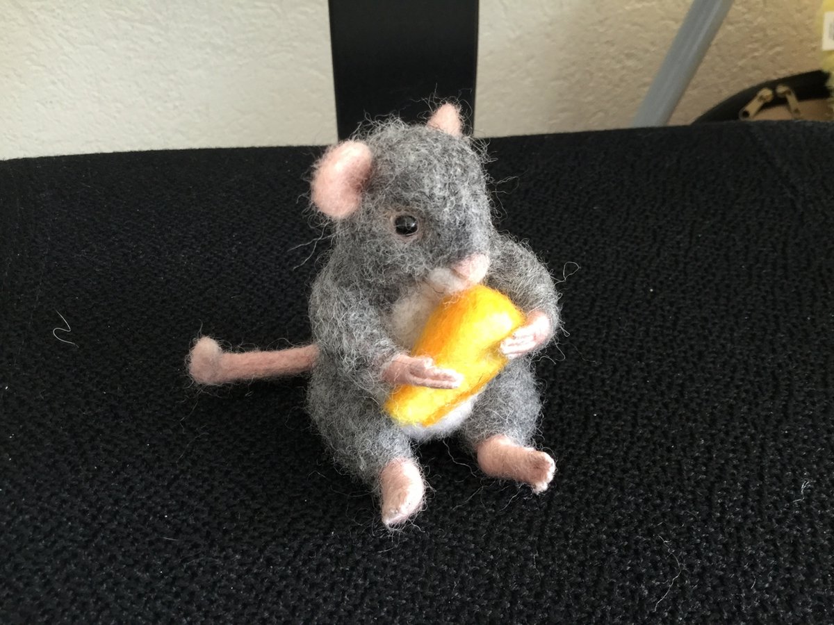 Naaldvilten, Muis met kaas DIY pakket