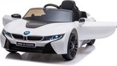 BMW i8 COUPE FULL OPTIONS, 12 volt Kinder Accu Auto | BMW accu auto voor kinderen | elektrische kinderauto + verlichting + MP3 verbinding + afstandsbediening (Zwart)