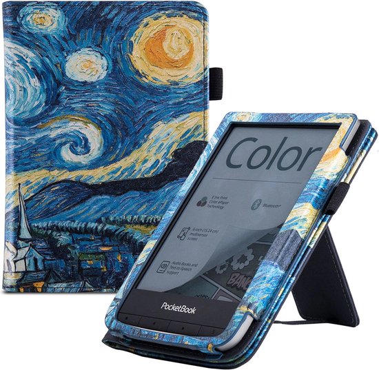 Shop4 PocketBook Touch Lux 4 Hoes Book Cover met Standaard