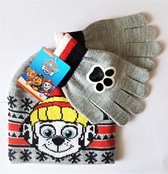 Paw Patrol Muts en Handschoenen - Grijs