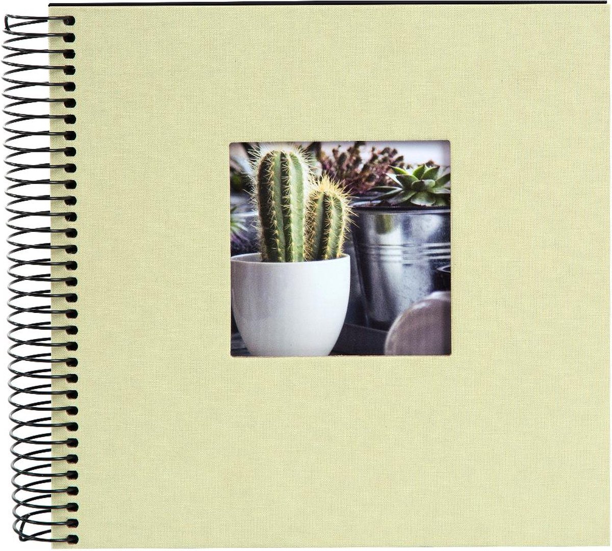 GOLDBUCH GOL-12724 spiraal album BELLA VISTA Lime Groen 20x21 cm