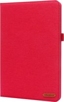 Case2go - Tablet hoes geschikt voor Lenovo Tab P11 - 11 Inch - Book Case met Soft TPU houder - Rood