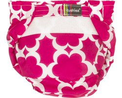 Kushies - Luier - Wasbare luiers - All-in-one - Roze / Fuchsia - 10 t/m 20 kg