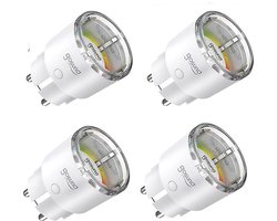 Gosund - Slimme Stekker - Smart Plug - Met Tijdschakelaar en Energiemeter - Voor Binnen - 16A - 4…