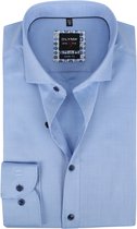 OLYMP - Lvl 5 Overhemd 2074 Lichtblauw - 37 - Heren - Slim-fit