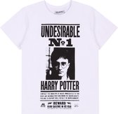 Wit T-shirt voor jongens - Harry Potter / 140 cm
