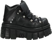 Stoere New Rock boot - Zwart - Maat 45