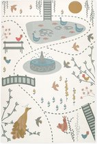 Vloerkleed Kinderkamer & Babykamer Bird Paradise - Tapijt 123 x 180 cm