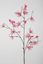 Kunstbloem - Japanse Magnolia - topkwaliteit decoratie - 2 stuks - zijden bloem - Lila - 153 cm hoog
