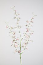 Kunstbloem - Orhcidee - topkwaliteit decoratie - 2 stuks - zijden bloem - Wit - 92 cm hoog