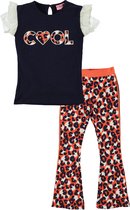 O'CHILL - Kledingset - retro look -  2delig - Flaired Broek  Birdy - Shirt Fanny - Maat 98